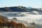 Foothills n the fog, Pays Basque