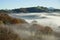 Foothills n the fog, Pays Basque