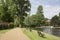 Footpath alongside River; Stratford Upon Avon; England