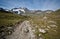 Footpath in alps