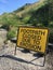 Footpath closed due to erosion at beach cliff