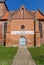 Footpath leading to the Marien church in Boizenburg