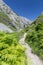 Footpath in mountains Picos de Europa, Spain