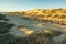 Footpath through sand dunes, California