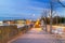 Footpath at Shannon river in Limerick city