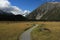 Footpath to Valley in Mount Cook National Park