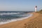 Footprinted Beach Leading up to Umhlanga Lighthouse