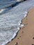 Footprints on the beach