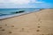 Footprints on a Cape Cod Beach