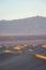 Footprints in sand dunes in Death Valley National Park