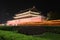 Forbidden City at night