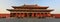 Forbidden City in sunset