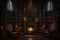 The Forbidden Library: A Room of Tree, Fireplace, and Shelves Fi