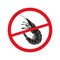 Forbidden shrimp icon. Products do not contain seafood or shellfish. Allergy safety