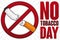 Forbidden Signal Breaking a Cigarette for No Tobacco Day, Vector Illustration