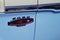 Ford F100 pickup truck classic car twin beam logo brand detail text sign