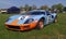 Ford GT40 race car in Gulf colors