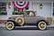 Ford Model A (1930) under Patriotic Bunting