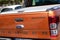 Ford Ranger wildtrack logo sign and text brand on rear american truck pick up