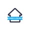 Foreclosure icon, vector sign