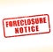 Foreclosure notice text buffered
