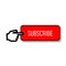 Forefinger press on red Subscribe button.