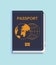 Foreign tourist passport