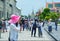 The Foreign tourists to visit the Temple of the Emerald Buddha