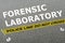 Forensic Laboratory concept