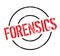Forensics rubber stamp