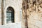 Foreshortening, alleys, houses in the historic center of Conversano