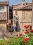 Foreshortening of San Gimignano, Tuscany, Italy