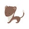 Forest animal cute cartoon illustration