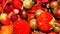 Forest berries in assortment.