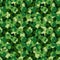 Forest camouflage geometric hexagon seamless pattern