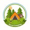 Forest Camping emblem