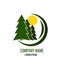 Forest Care and Wood Cutting Company Logo