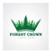 Forest crown logo design