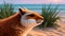 Forest Encounter: Closeup Illustration of a Capybara Amidst Nature\\\'s Serenity