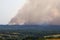 Forest fire in Brasparts in the Monts d`ArrÃ©e