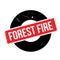 Forest Fire rubber stamp