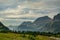 Forest Fire Smoke Clings To The Garden Wall From Logan Pass