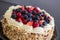 Forest fruits cake
