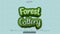Forest gallery text effect