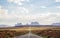 Forest Gump Point Monument Valley scenic panorama on the road - Arizona, AZ