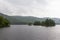 Forest islands of Lake Tagasuk. Siberia. Krasnoyarsk region, Russia