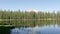 Forest and Mountain Peak at Lassen Volcanic National Park