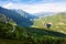 Forest mountains landscape. Pyrenees