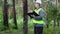 Forest Officer inspect