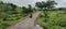 Forest road mountain cloud rainwaterfall bikes looking clouds beauty rider taking photo